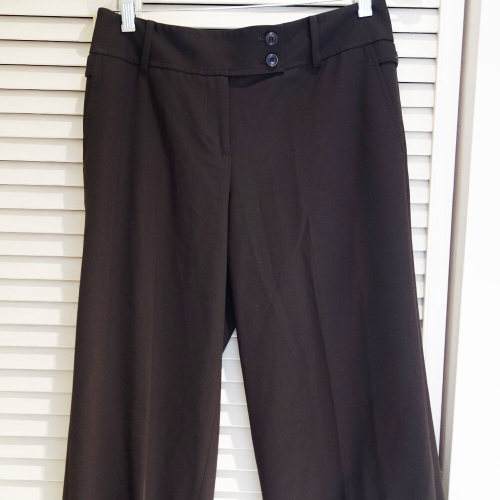 Ann Taylor size 4 Women's Cropped dark brown pants slacks